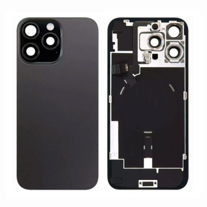 Back Panel with Wireless Charging Flex Black for iPhone 16Pro Max (Best Quality)
