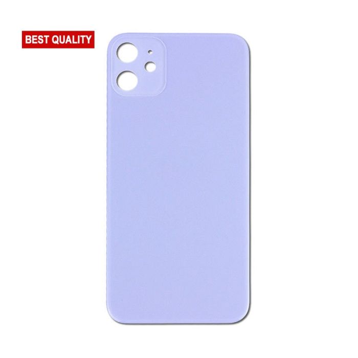 Back Glass Purple No Logo for iPhone 11 (Best Aftermarket)
