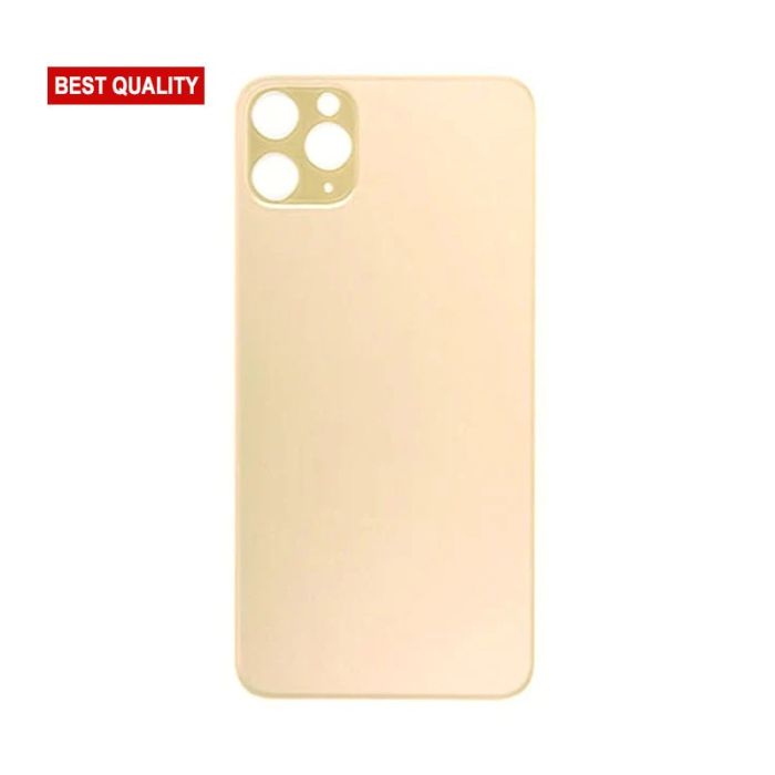 Back Glass Rose Gold No Logo for iPhone 11Pro Max (Best Aftermarket)