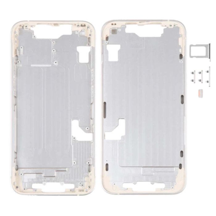 Middle Frame Housing White For iPhone 14 (Best Aftermarket)