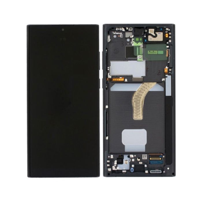 SAMSUNG S22ULTRA SCREEN BLACK GH82-27488A/GH82-27488E (SERVICE PACK)