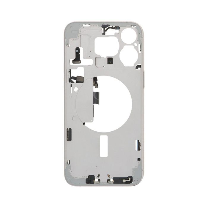 Middle Frame White For iPhone 15Pro Max (Best Aftermarket)
