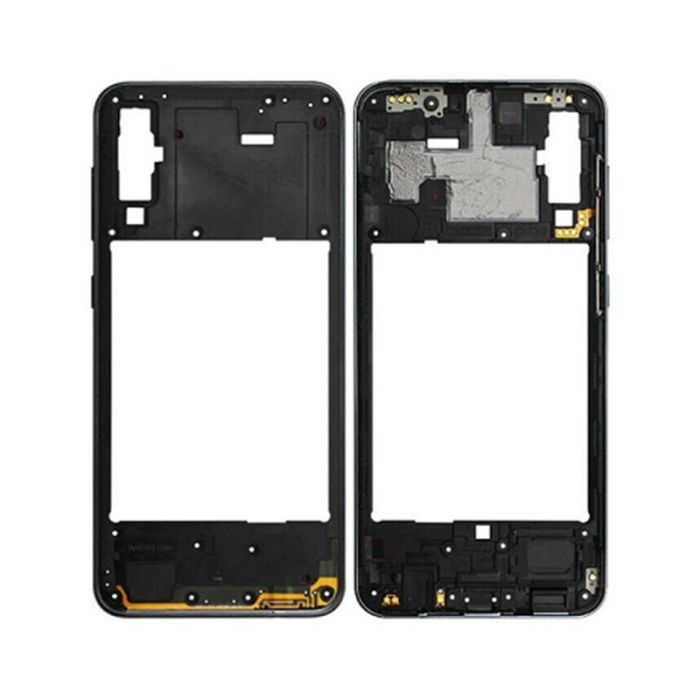 SAMSUNG A50 MIDDLE FRAME WITH POWER VOLUME FLEX BLACK