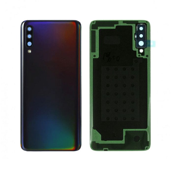 SAMSUNG A70 BACK GLASS COVER BLACK