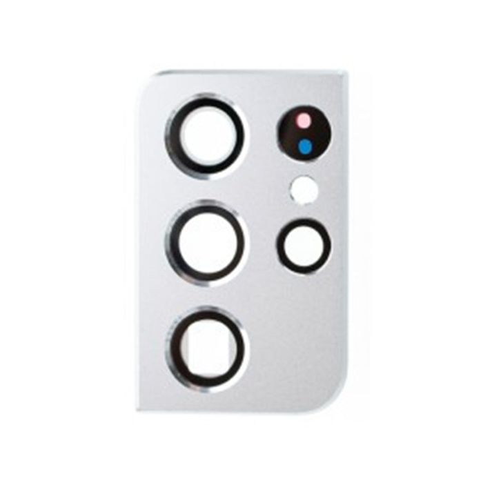 SAMSUNG S21ULTRA BACK CAMERA LENS WITH FRAME SILVER