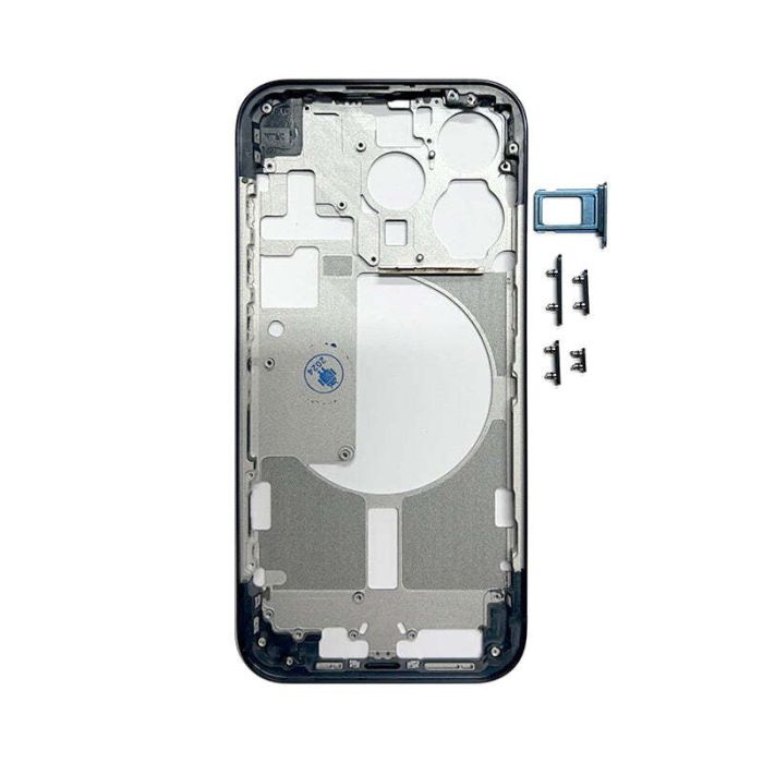 Middle Frame Blue For iPhone 15Pro (Best   Aftermarket)