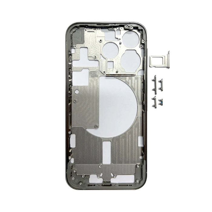 Middle Frame Grey For iPhone 15Pro (Best   Aftermarket)