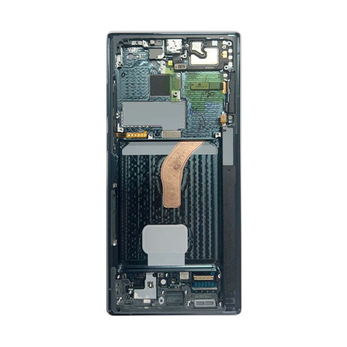SAMSUNG S22ULTRA SCREEN WITH FRONT CAMERA FLEX GREEN GH82-29021D (SERVICE PACK)