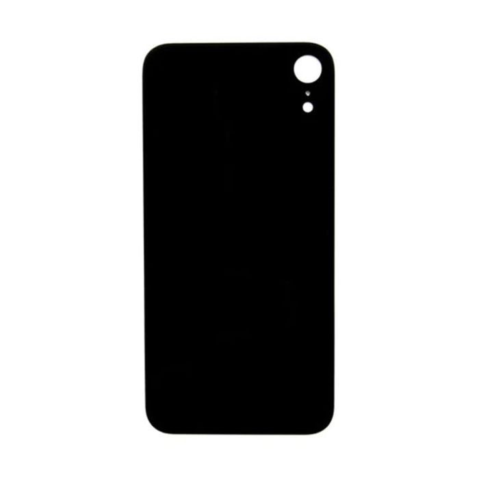 IPHONE XR BACK GLASS BLACK NO LOGO (AFTERMARKET PREMIUM)