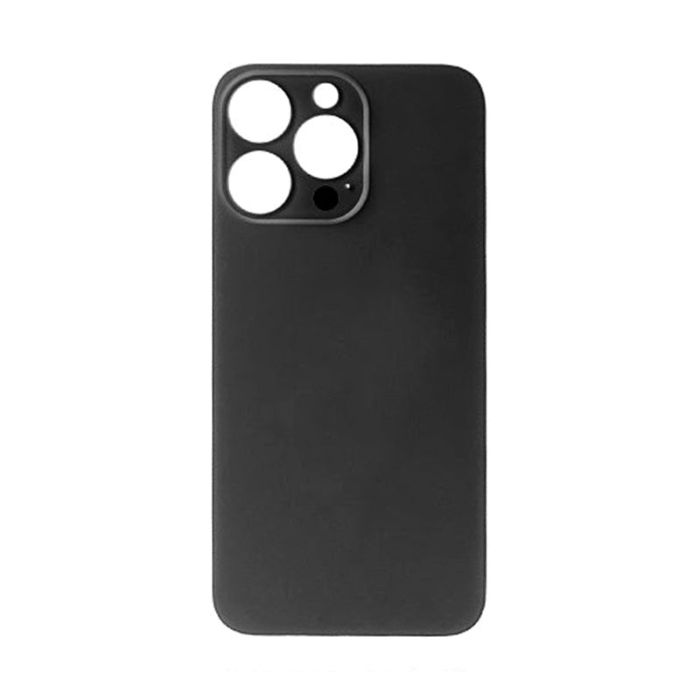 Back Glass Black No Logo For iPhone 13Pro Max (Aftermarket Premium)