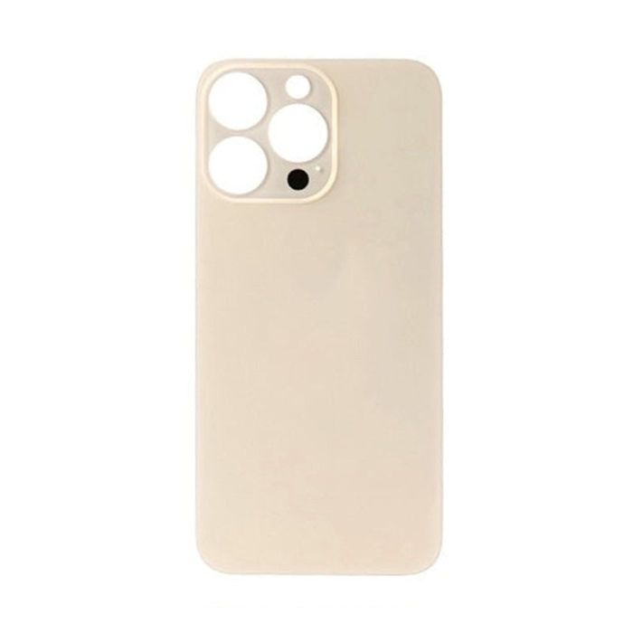 Back Glass Gold No Logo For iPhone 13Pro Max (Aftermarket Premium)