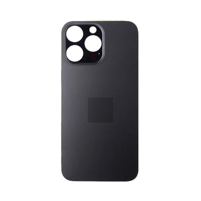 Back Glass Black No Logo For iPhone 14Pro (Aftermarket Premium)