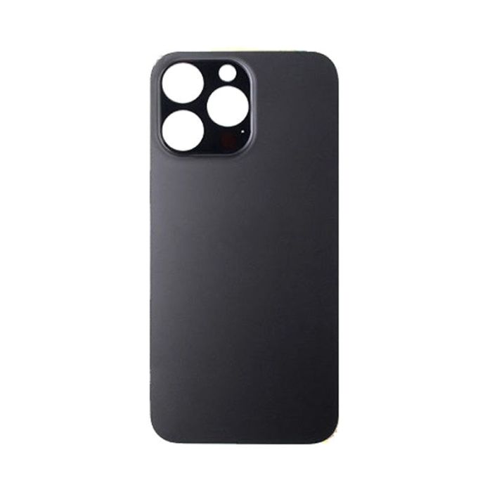Back Glass Black No Logo For iPhone 14Pro Max (Aftermarket Premium)