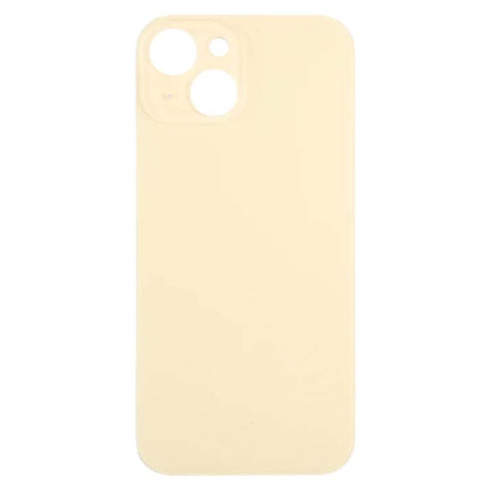 Back Glass Yellow No Logo For iPhone 15 (Aftermarket Premium)
