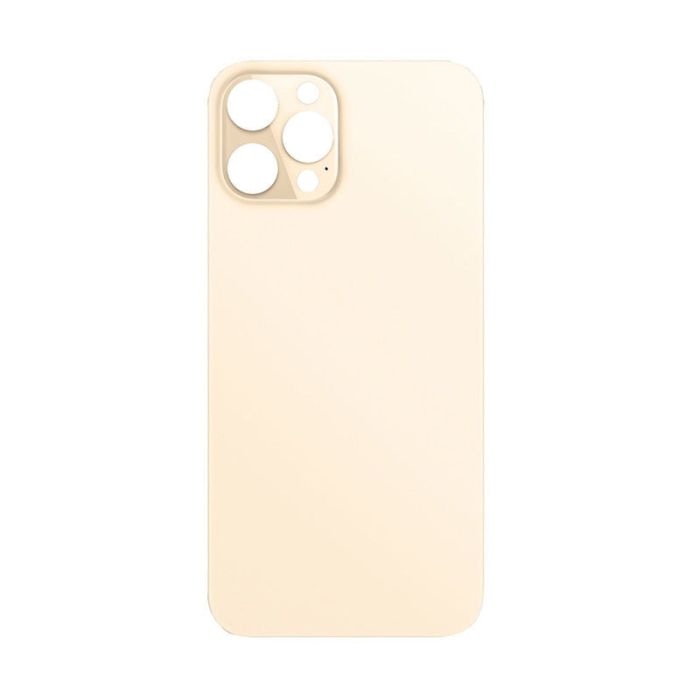 Back Glass Gold No Logo for iPhone 12Pro (Aftermarket Premium)