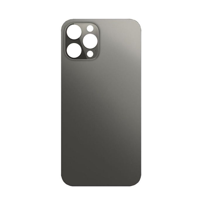 Back Glass Black No Logo for iPhone 12Pro (Aftermarket Premium)