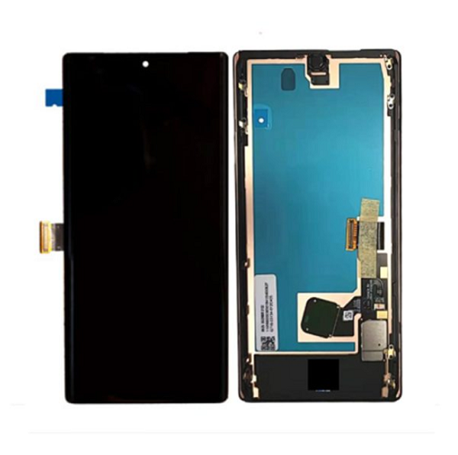 GOOGLE PIXEL6PRO SCREEN WITH FRAME BLACK WITH FINGER PRINT FLEX (REFURBISHED)