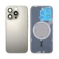 Back Panel with Magnet Grey No Logo for iPhone 16Pro Max (Aftermarket Premium)