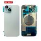 Back Panel With Magnet Blue No Logo For iPhone 15 (Best Aftermarket)