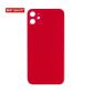 Back Glass Red No Logo for iPhone 11 (Best Aftermarket)