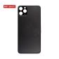Back Glass Black No Logo for iPhone 11Pro Max (Best Aftermarket)