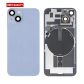 Back Panel With Wireless Charging Flex Blue No Logo For iPhone 14 (Best Quality)