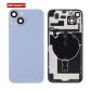 Back Panel With Wireless Charging Flex Blue No Logo For iPhone 14Plus (Best Quality)