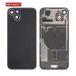Back Panel With Wireless Charging Flex Black No Logo For iPhone 15plus (Best Quality)