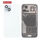 Back Panel With Wireless Charging Flex Blue No Logo For iPhone 15plus (Best Quality)