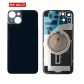 Back Panel With Magnet Black No Logo For iPhone 15 (Best Aftermarket)