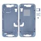 Middle Frame Housing Blue For iPhone 14 (Best Aftermarket)