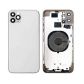 Back Housing Without Parts White No Logo For iPhone 11Pro (Best Aftermarket)