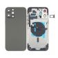 Back Housing With Power Flex Black No Logo For iPhone 12Pro (Best Aftermarket)