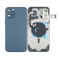 Back Housing With Power Flex Navy No Logo For iPhone 12Pro (Best Aftermarket)