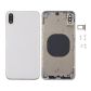 IPHONE XS MAX BACK HOUSING WITHOUT PARTS WHITE NO LOGO (AFTERMARKET HIGH QUALITY)