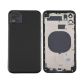 Back Housing Without Parts Black No Logo For iPhone 11 (Best Aftermarket)