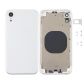 IPHONE XR BACK HOUSING WITHOUT PARTS WHITE NO LOGO (AFTERMARKET HIGH QUALITY)