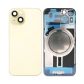 Back Panel With Magnet Yellow No Logo For iPhone 15Plus (Aftermarket Premium)