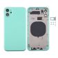 Back Housing Without Parts Green No Logo For iPhone 11 (Best Aftermarket)