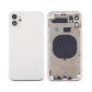 Back Housing Without Parts White No Logo For iPhone 11 (Best Aftermarket)