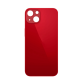 Back Glass Red No Logo For iPhone 13 (Aftermarket Premium)