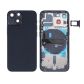 Back Housing With Power Flex Black No Logo For iPhone 13Mini