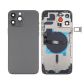 Back Housing With Power Flex Black No Logo For iPhone 13Pro Max (Best Aftermarket)