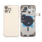 Back Housing With Power Flex Gold No Logo For iPhone 13Pro Max (Best Aftermarket)