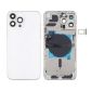 Back Housing With Power Flex White No Logo For iPhone 13Pro Max (Best Aftermarket)