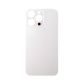 Back Glass White No Logo For iPhone 14Pro (Aftermarket Premium)