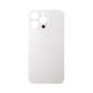 Back Glass White No Logo For iPhone 14Pro Max (Aftermarket Premium)