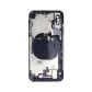 IPHONE X BACK HOUSING WITH VOLUME POWER FLEX BLACK NO LOGO