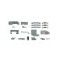 IPHONE 6PLUS METAL HOLDER BRCKET SHIELD SET