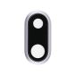 IPHONE 8PLUS BACK CAMERA LENS WITH FRAME SILVER